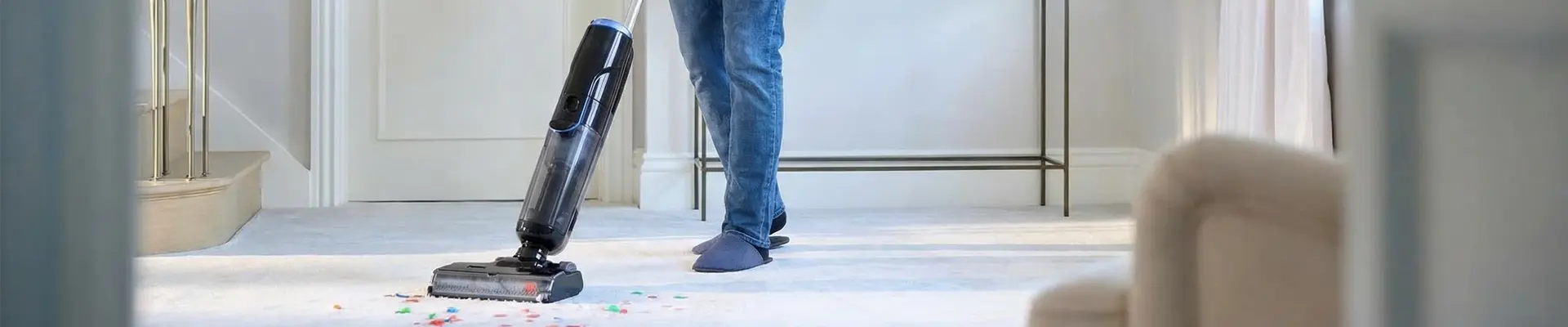 Kombinácia mopu a vysávača